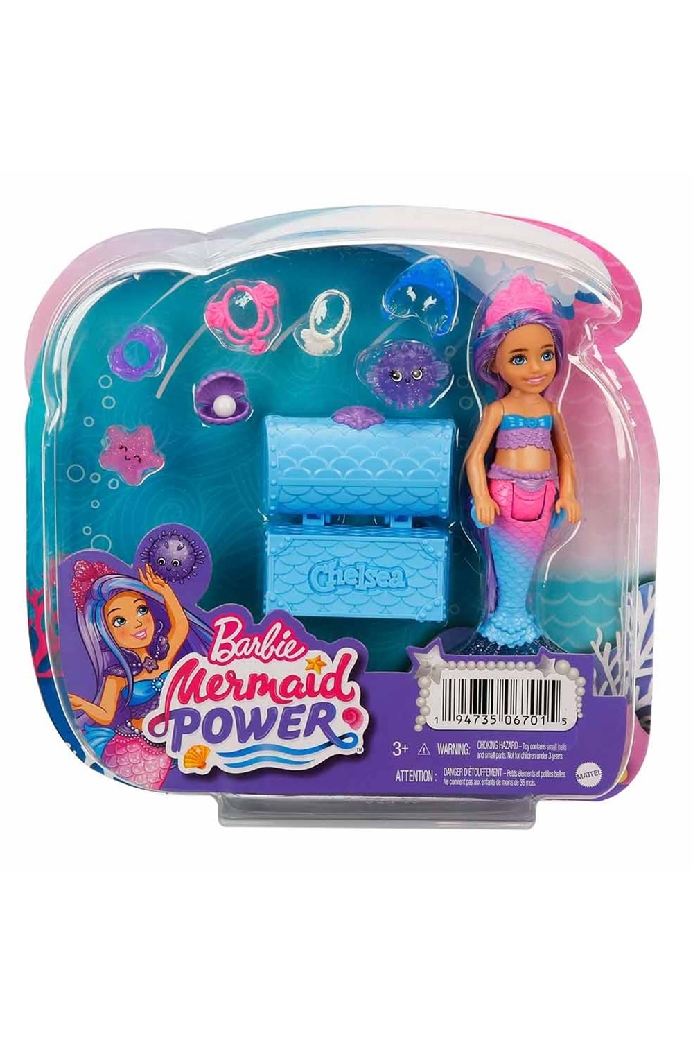 Barbie Chelsea Deniz Kızı Bebeği HHG57