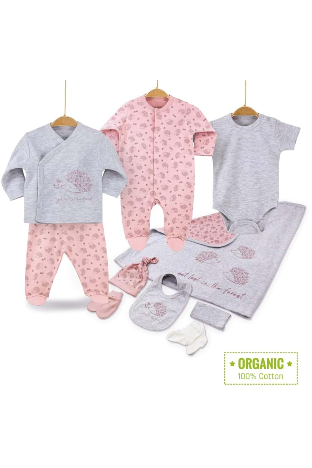 Bi Baby Organik Hastane Çıkışı 10 Parça Forest 63151