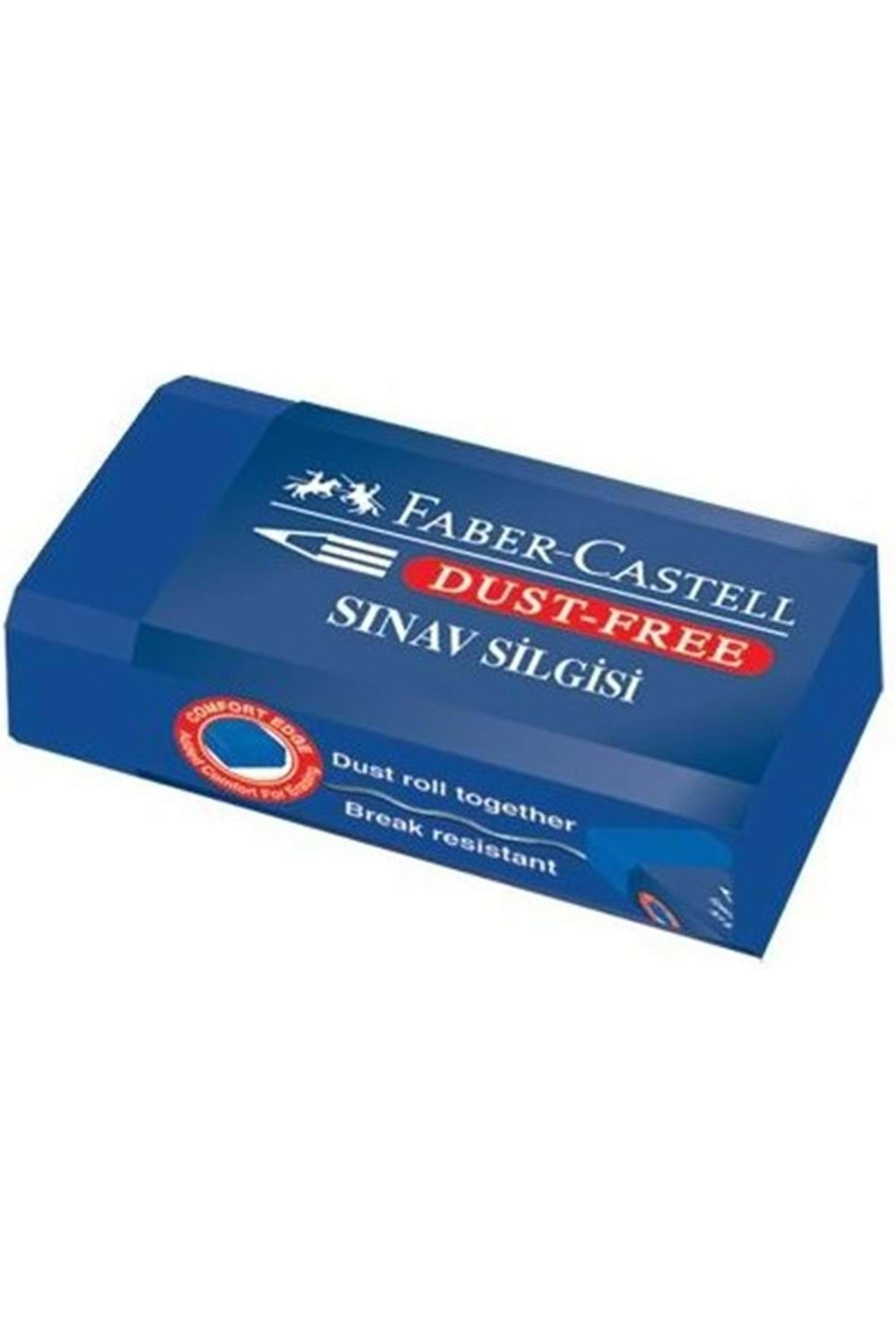 Faber Castell Dust Free Mavi Sınav Silgisi