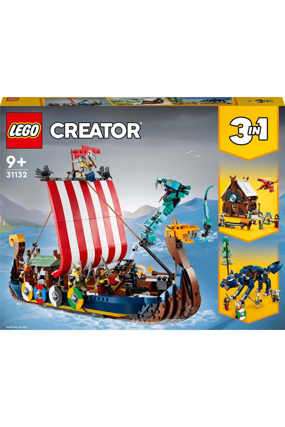 Lego Creator Viking Gemisi ve Midgard Yılanı 31132