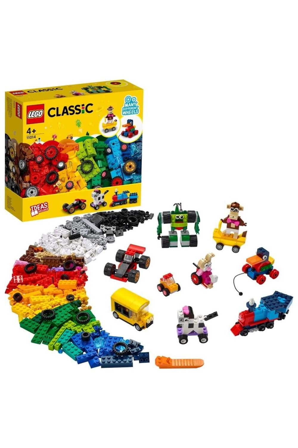 Lego Classic Yapım Parçaları ve Tekerlekler 11014