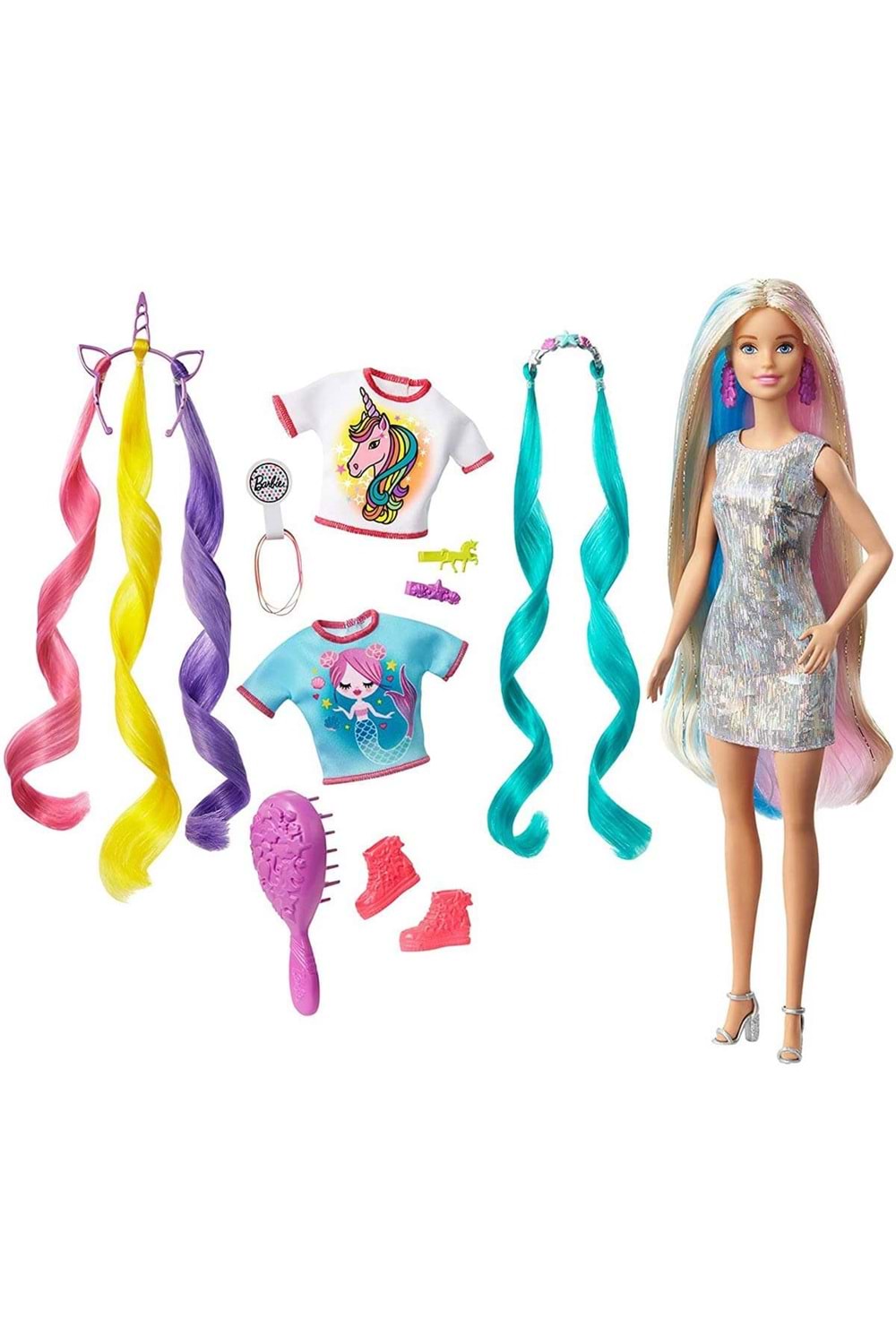 Barbie Sonsuz Saç Eğlencesi Bebek GHN04