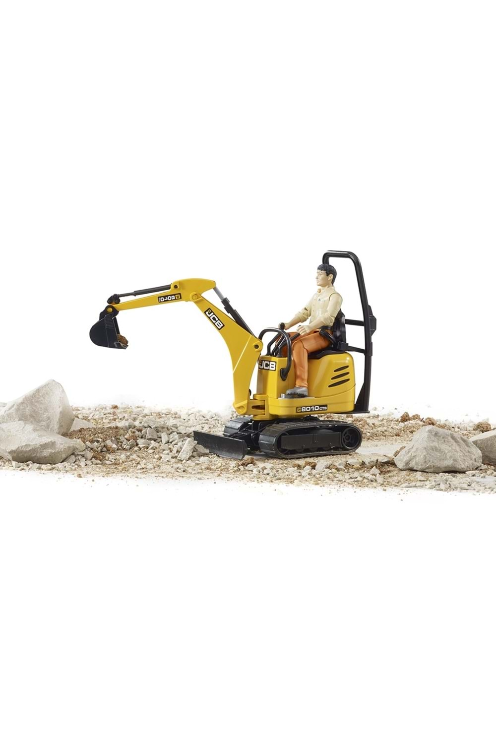 Bruder Jcb Mikro Ekskavatör 8010 Cts Ve İnşaat İşçisi 62002