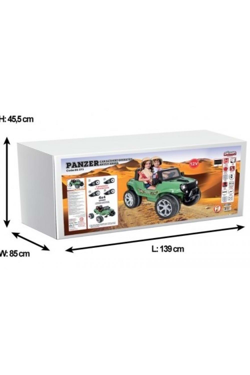 Pilsan Panzer 4x4 Çift Kişilik Akülü Araba 05 273
