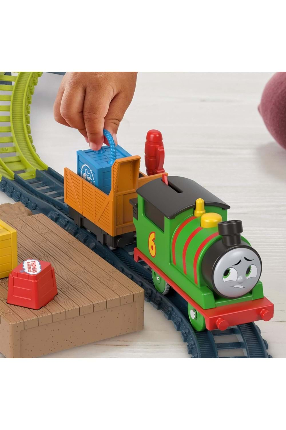 Thomas Friends Motorlu Tren Percy Mission HGY80