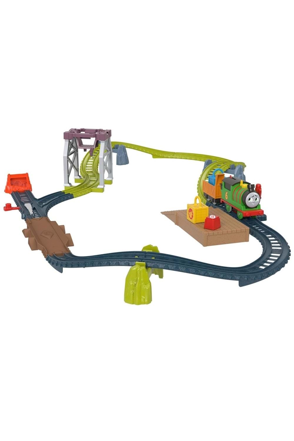 Thomas Friends Motorlu Tren Percy Mission HGY80