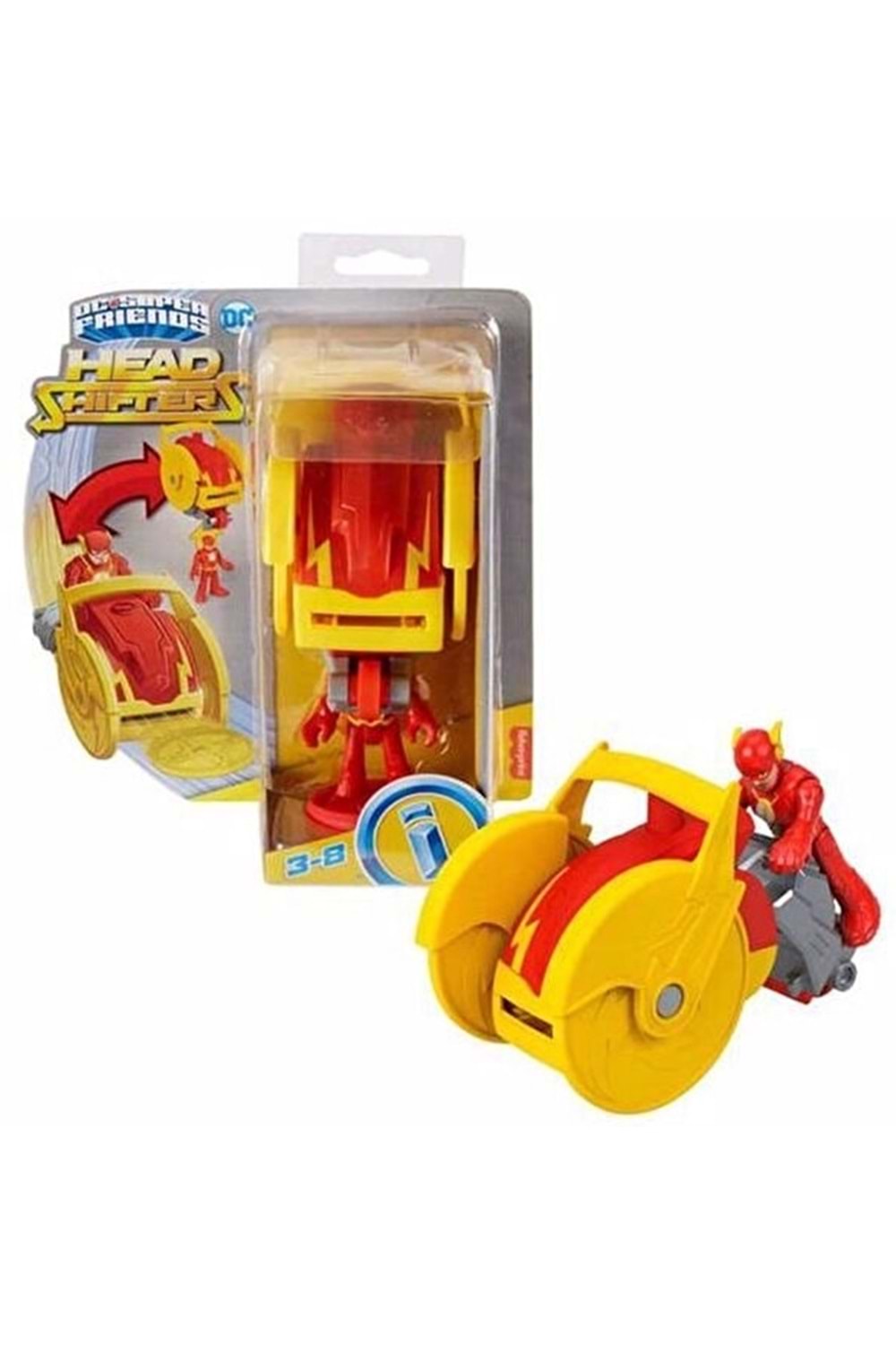 Imaginext Dc Super Friends Head Shifters Flash HGX94