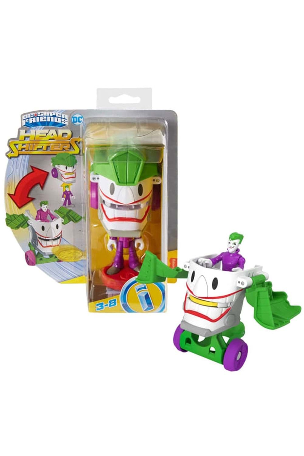 Imaginext DC Super Friends Head Shifters Joker HGX92