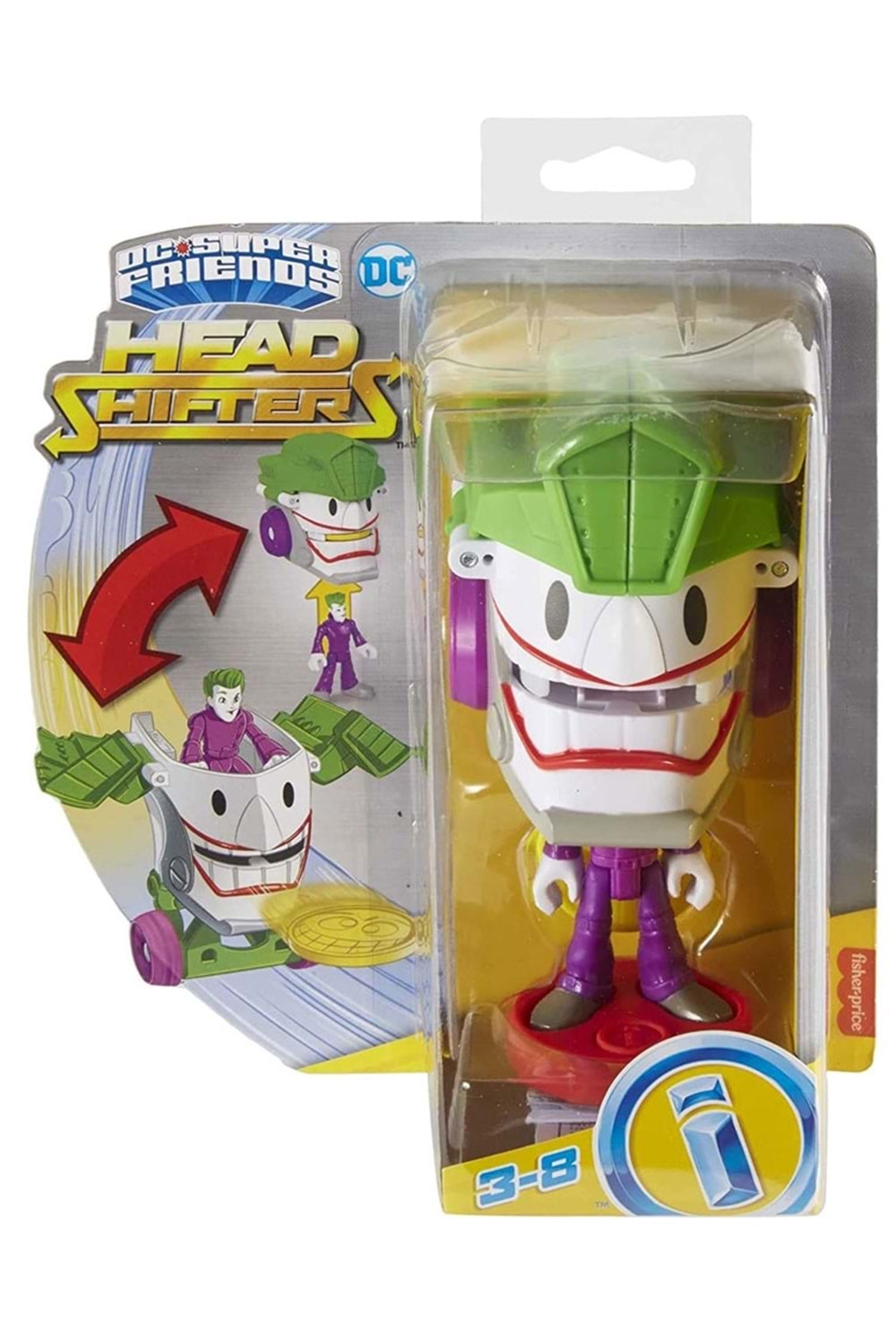 Imaginext DC Super Friends Head Shifters Joker HGX92