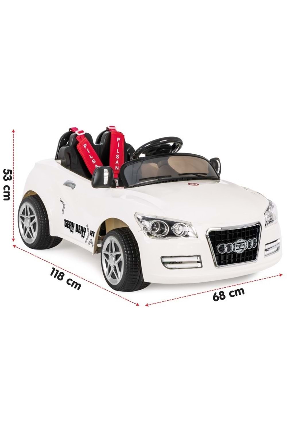 Pilsan Tery Bery 12 volt Uzaktan Kumandalı Akülü Araba 05 280