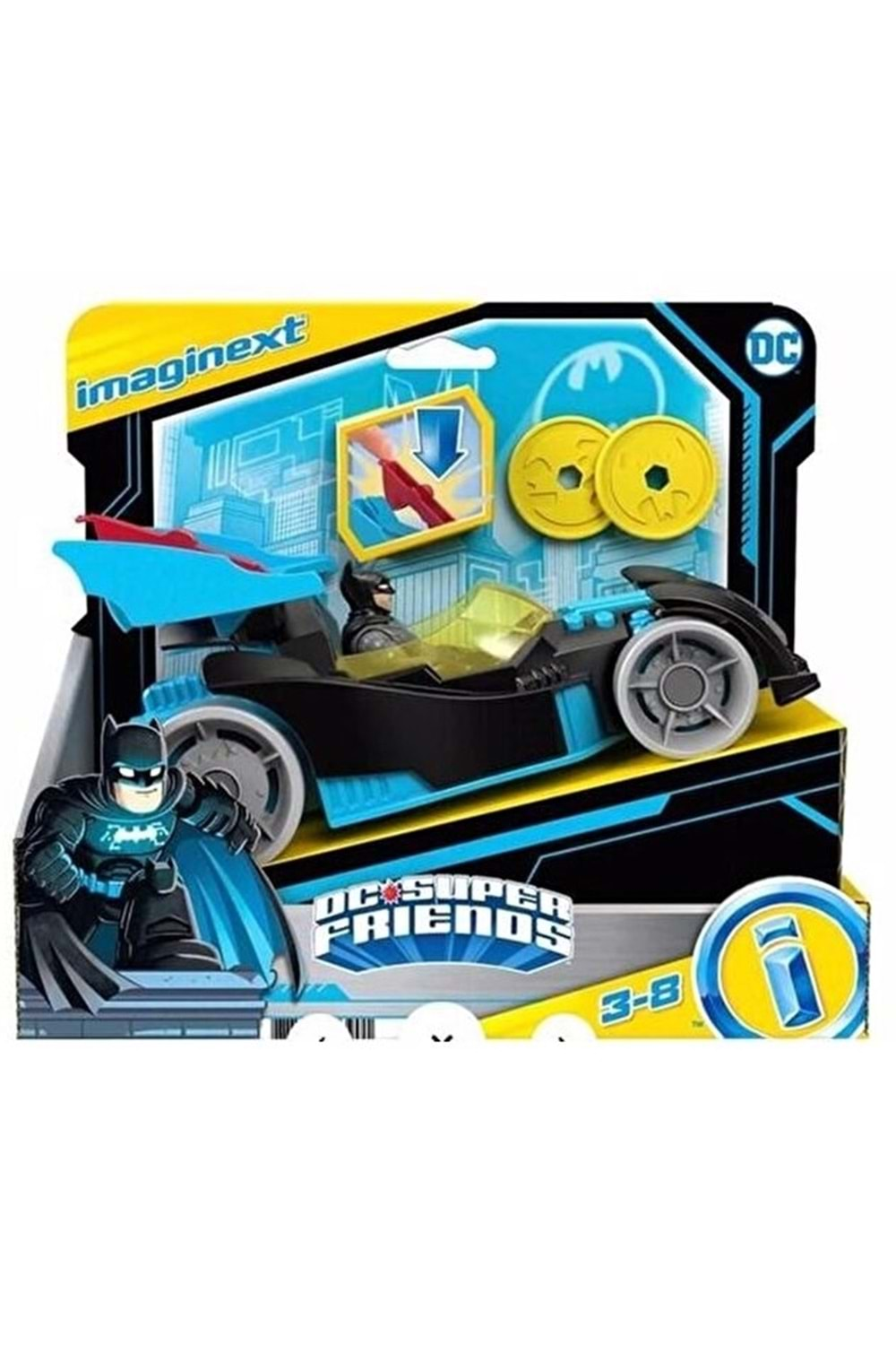 Imaginext Dc Super Friends Bat Tech Yarış Batmobile HFD48