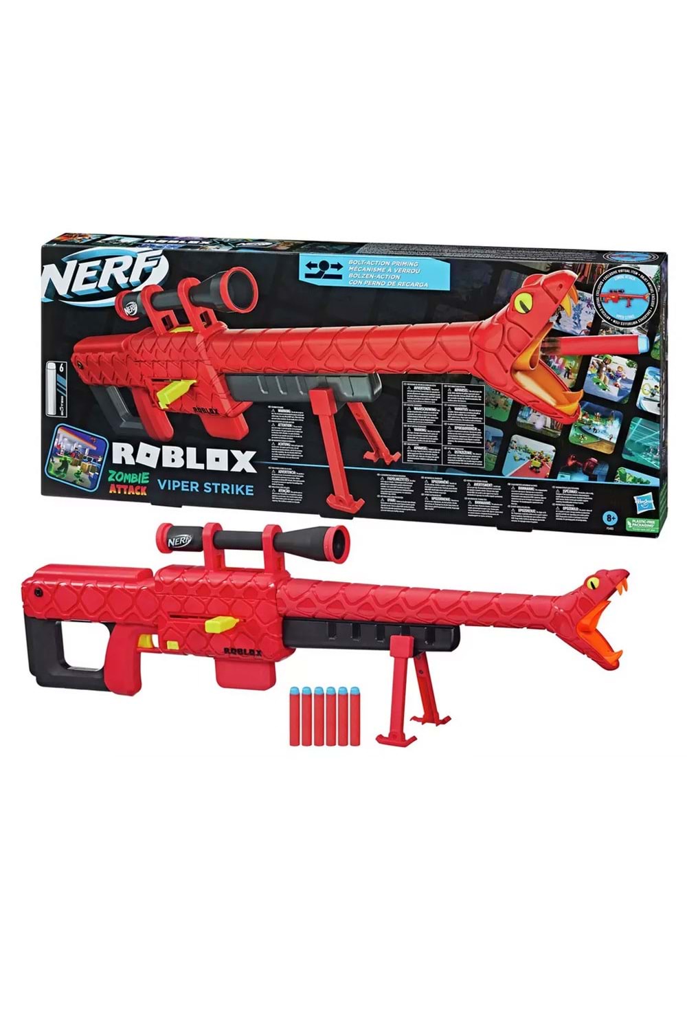 Nerf Roblox Zombie Attack Viper Strike F5483
