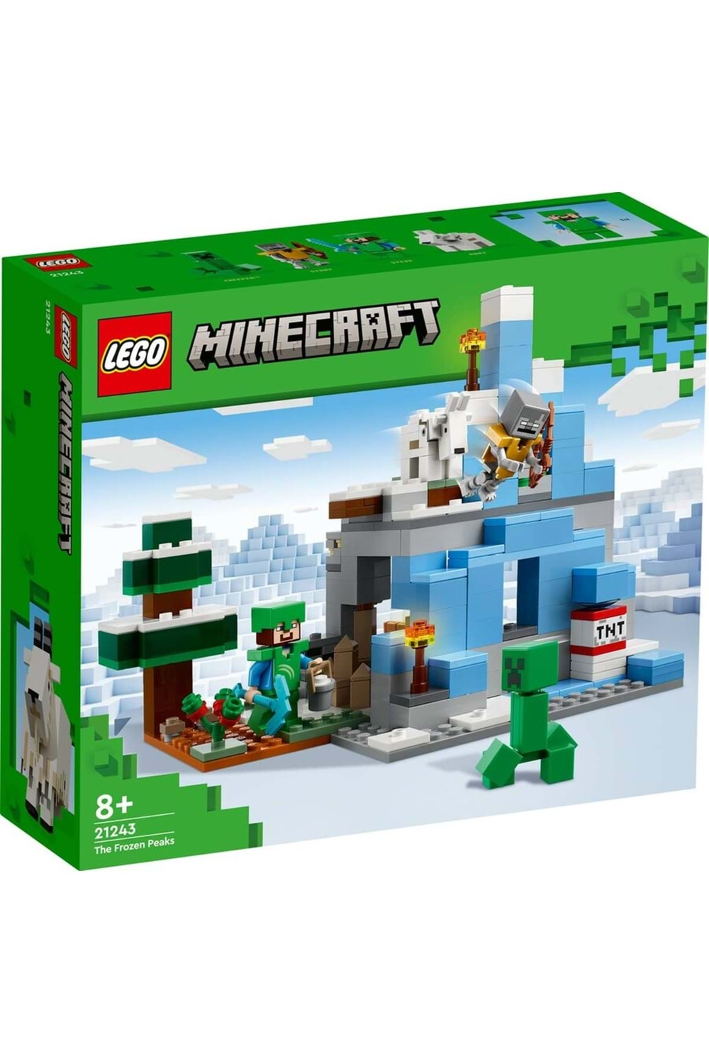 Lego Minecraft Donmuş Tepeler 21243