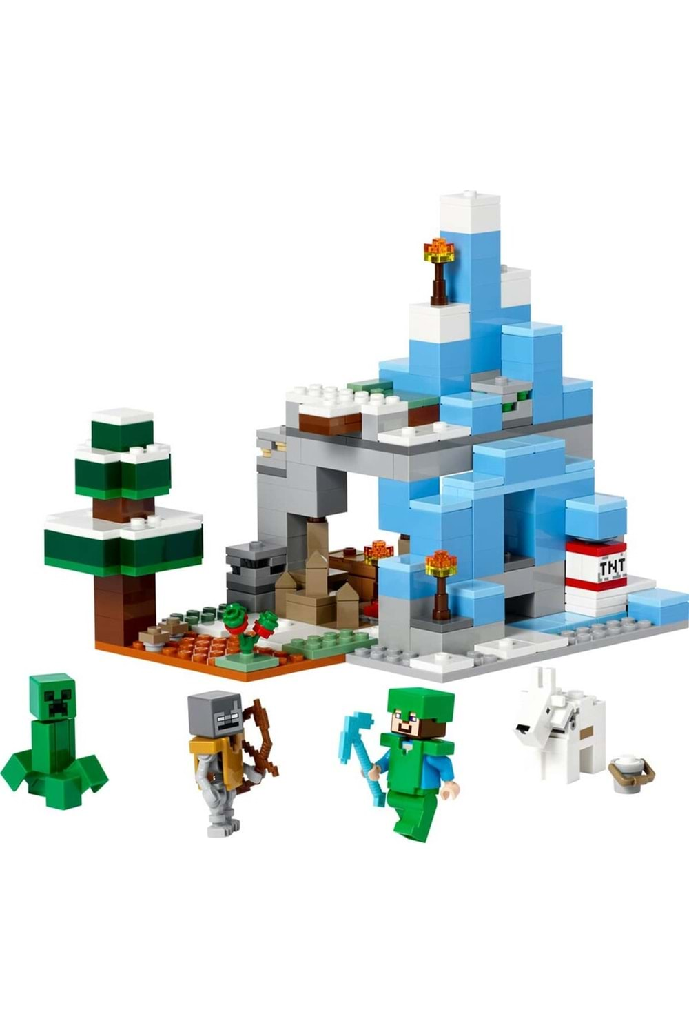 Lego Minecraft Donmuş Tepeler 21243