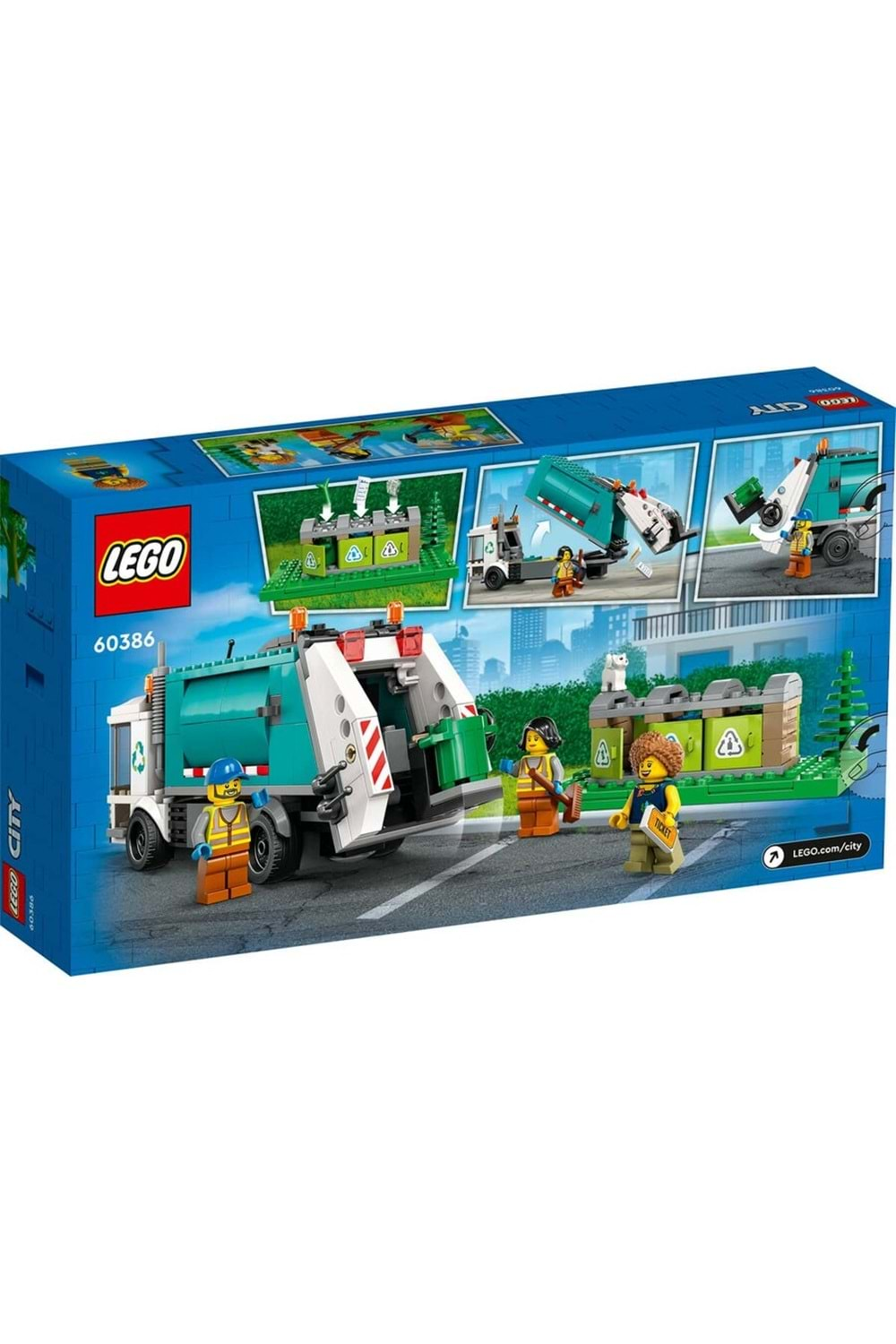 Lego City Geri Dönüşüm Kamyonu 60386