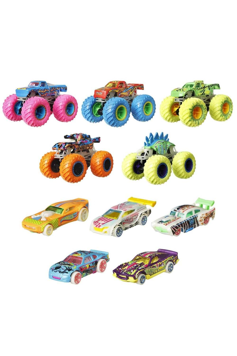 Hot Wheels Monster Trucks Karanlıkta Parlayan Araçlar HCB57