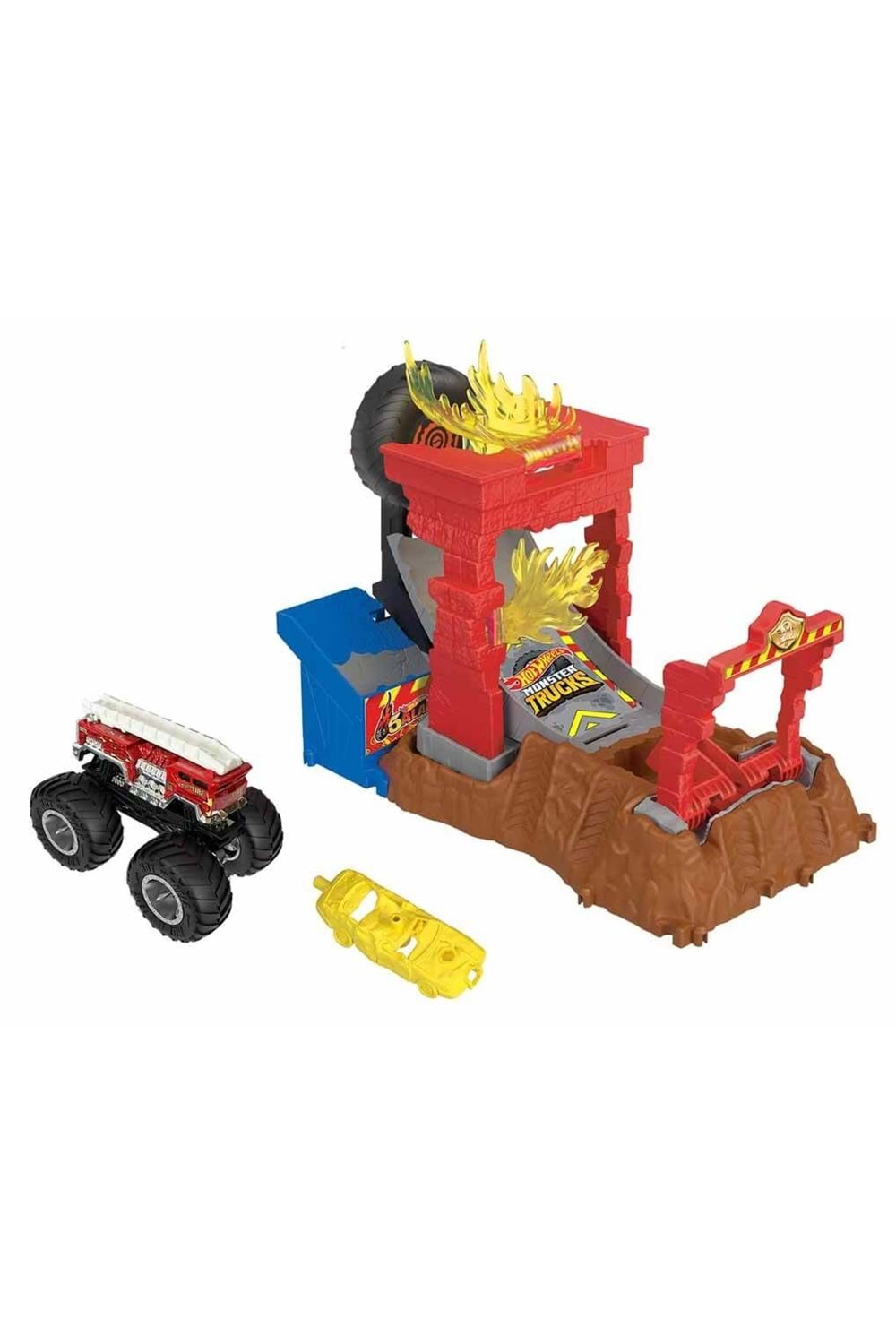 Hot Wheels Monster Trucks Fire Crash Challenge HNB90