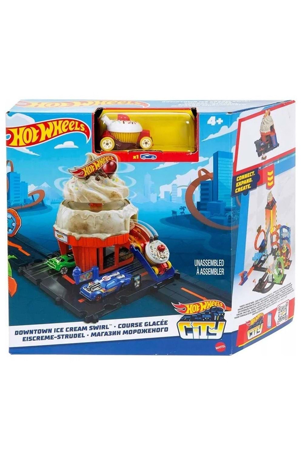 Hot Wheels Şehir Hayatı Downtown Ice Cream Swirl HKX38