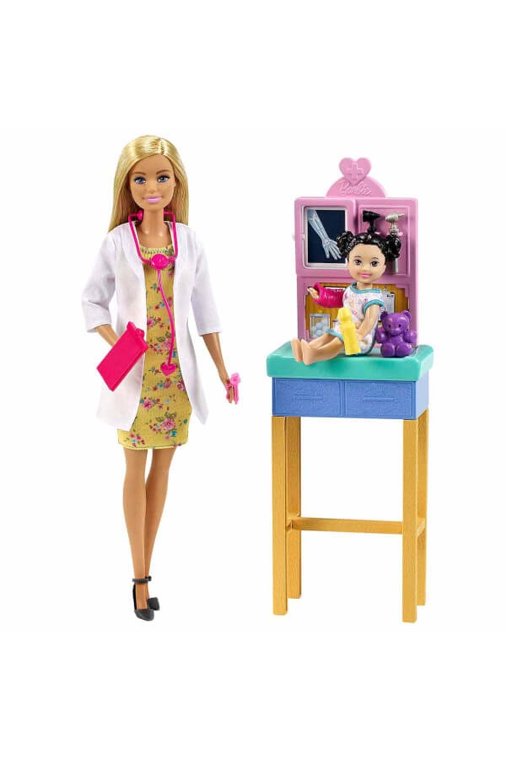 Barbie Çocuk Doktoru Bebek Sarışın GTN51