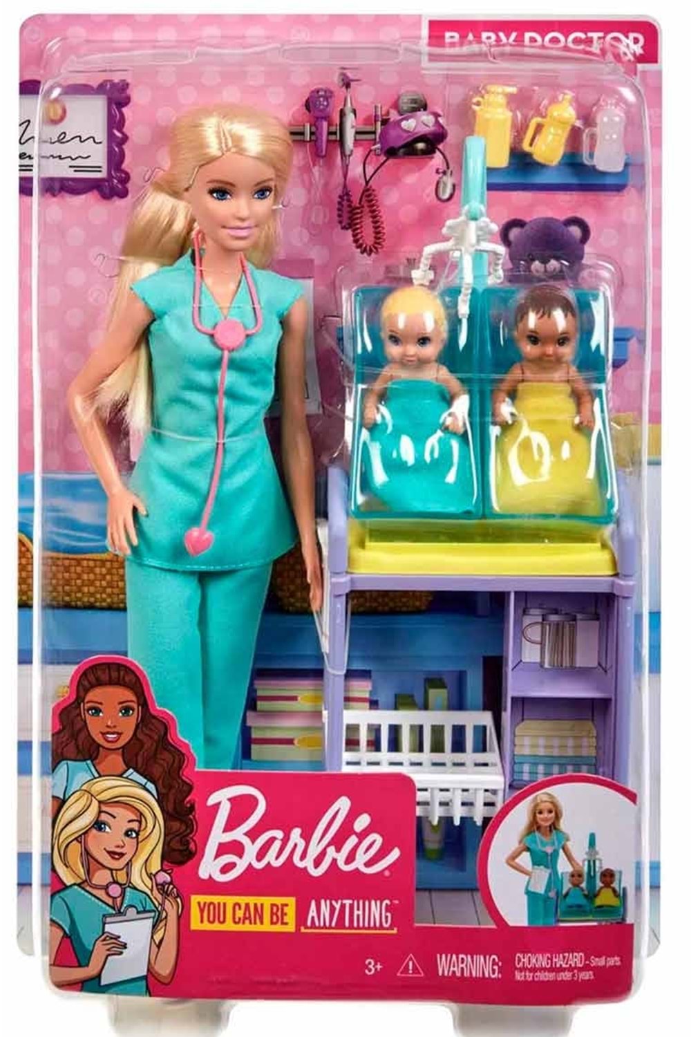 Barbie Doktor Bebek Sarışın GKH23