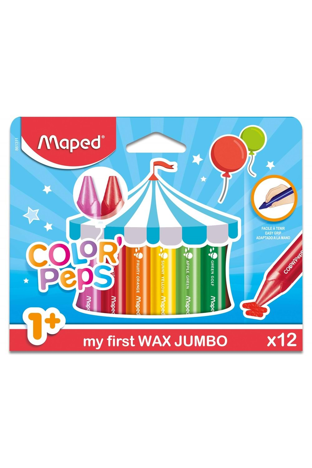 Maped ColorPeps 12 li Jumbo Crayon 1 yaş+ 861311