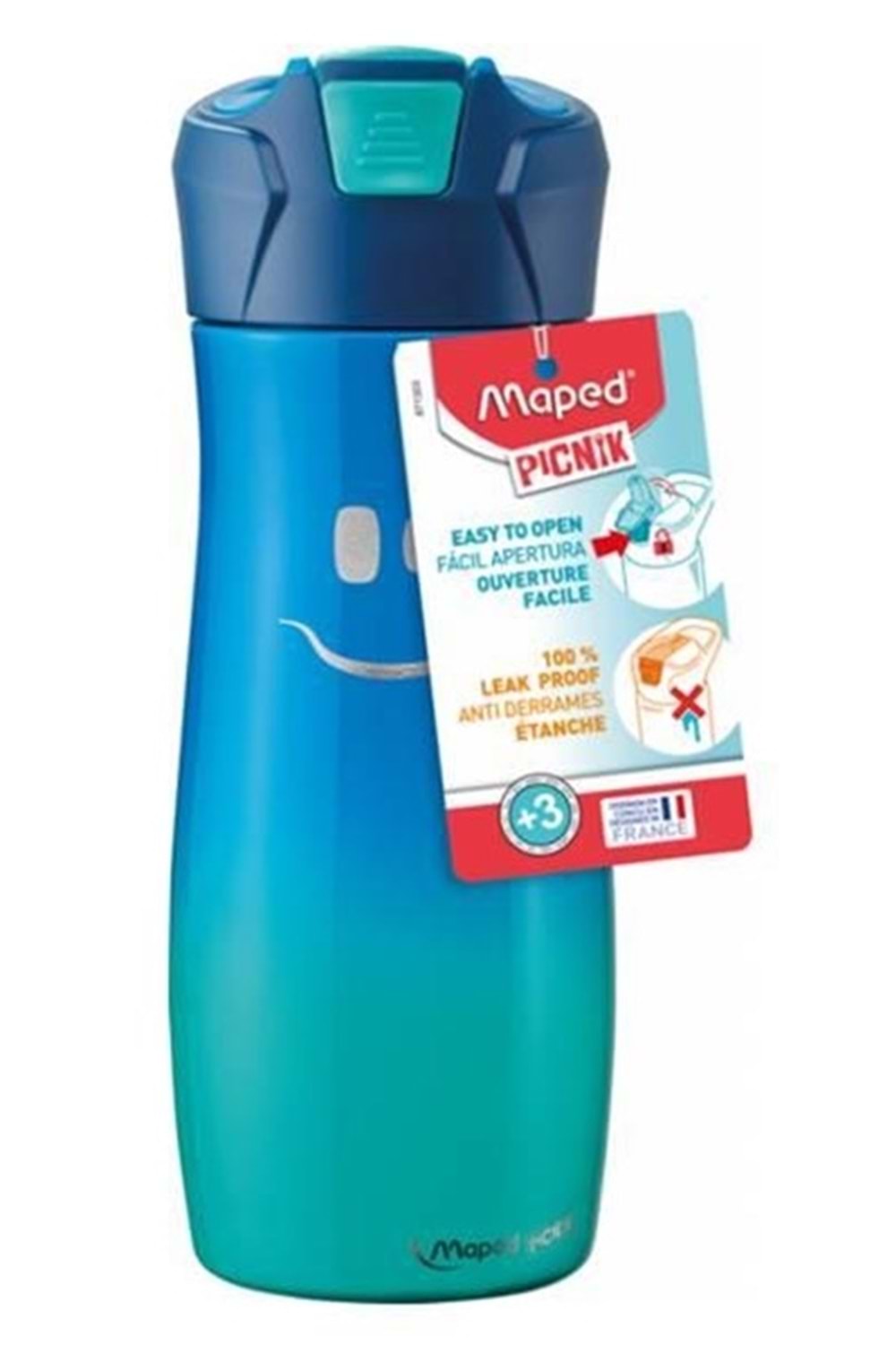 Maped Picnik Çelik Suluk Pipetli 580 ml 871303