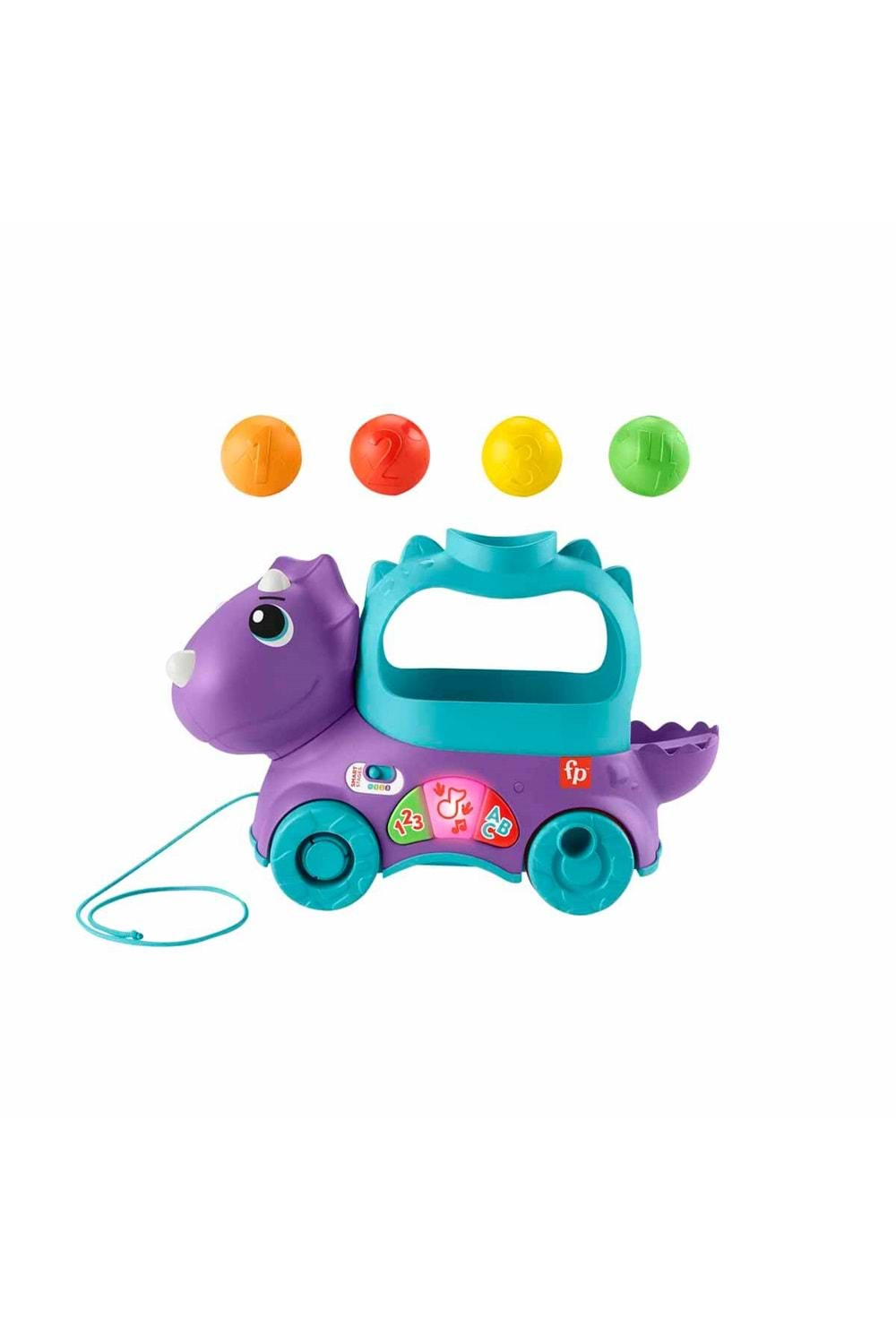 Fisher Price Sesli ve Işıklı Eğlenceli Dinozor HNR55