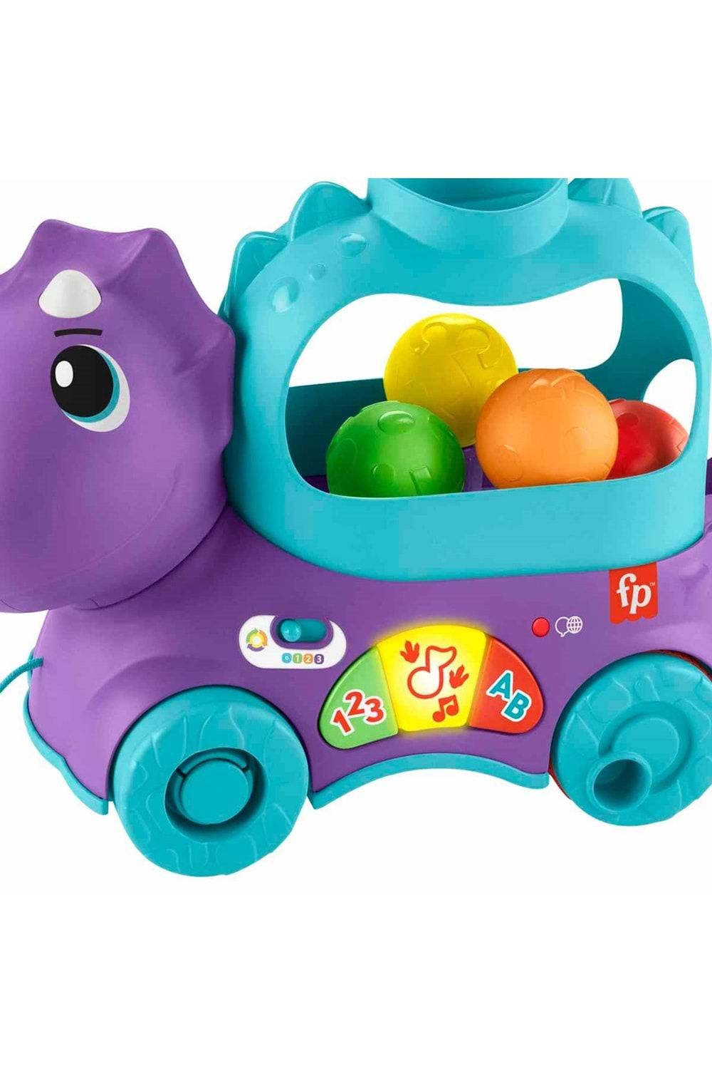 Fisher Price Sesli ve Işıklı Eğlenceli Dinozor HNR55