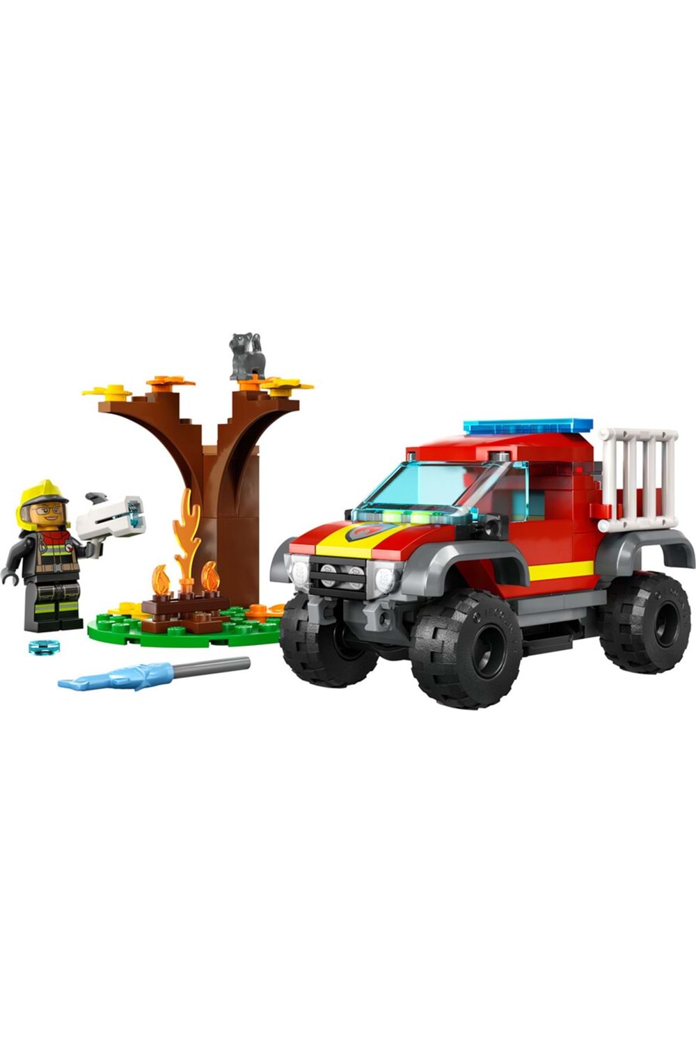 Lego City 4x4 İtfaiye Kamyonu Kurtarma Operasyonu 60393