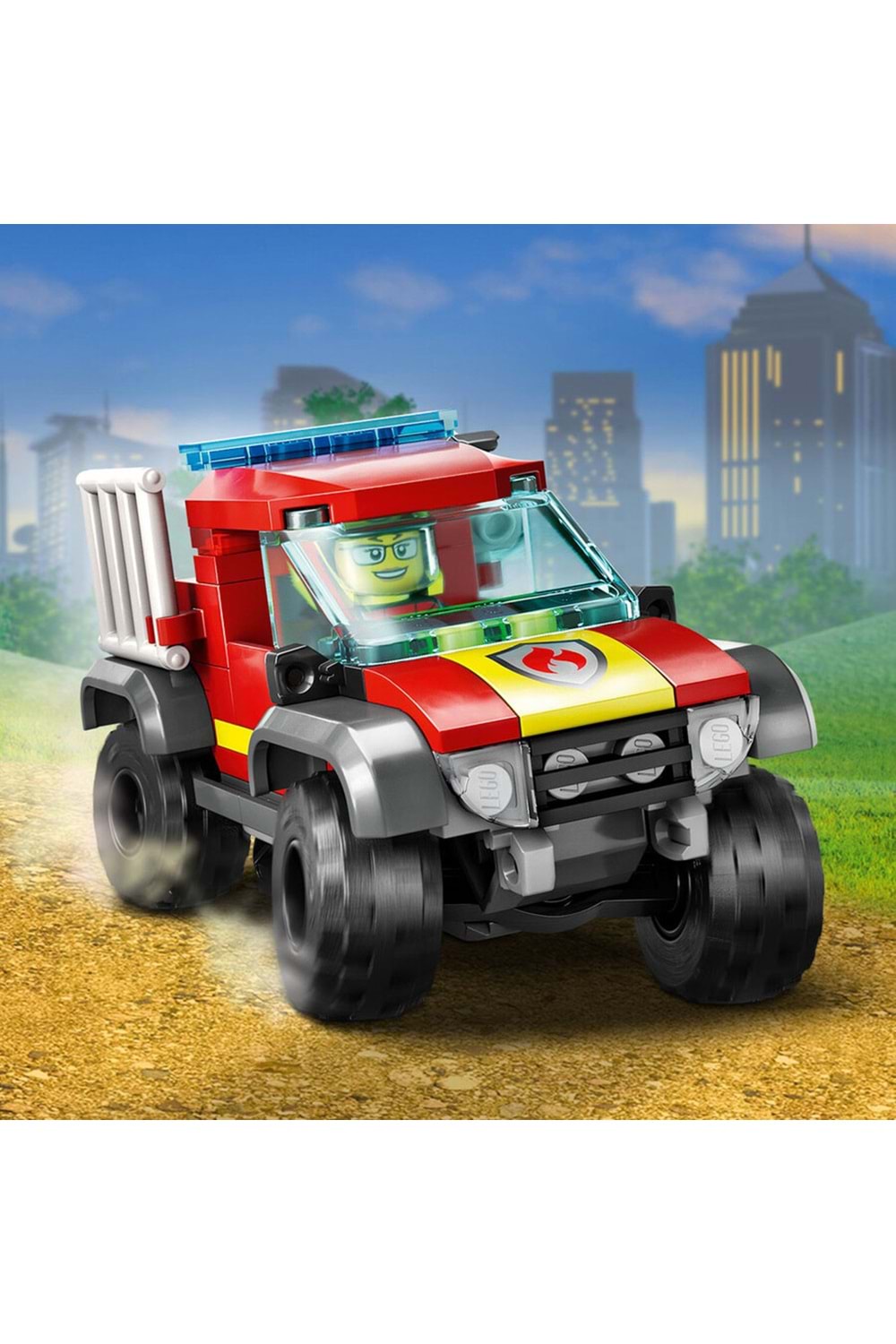 Lego City 4x4 İtfaiye Kamyonu Kurtarma Operasyonu 60393