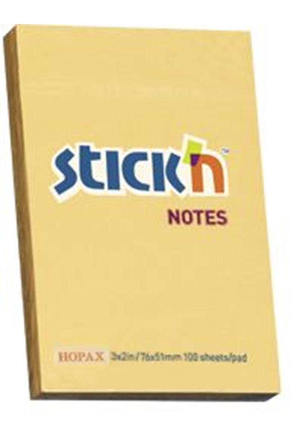 Stickn Yapışkanlı Not Kağıdı 76x51 mm 100 yaprak Kavun İçi 21390