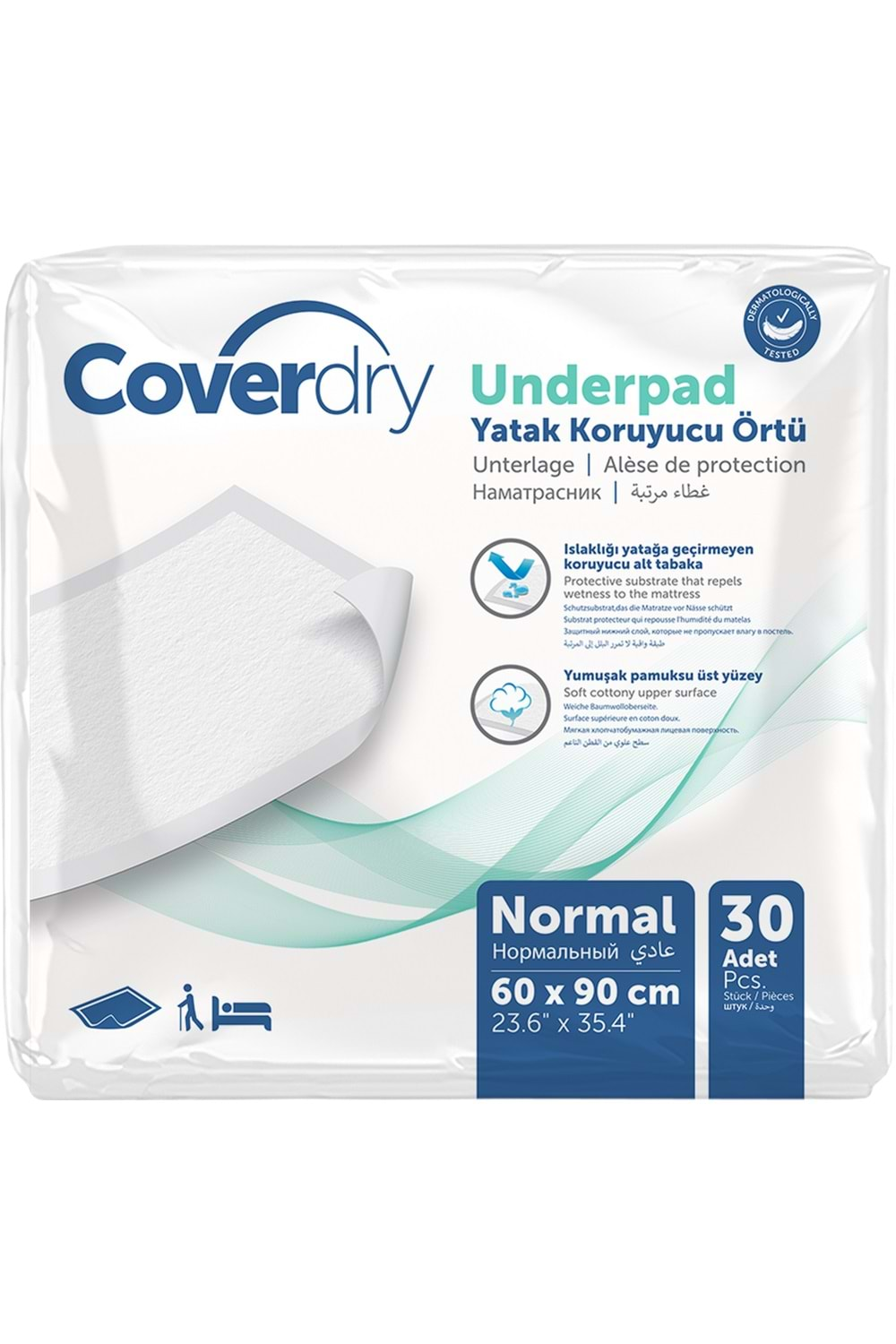 Coverdry Yatak Koruyucu Örtü 30 lu 60x90