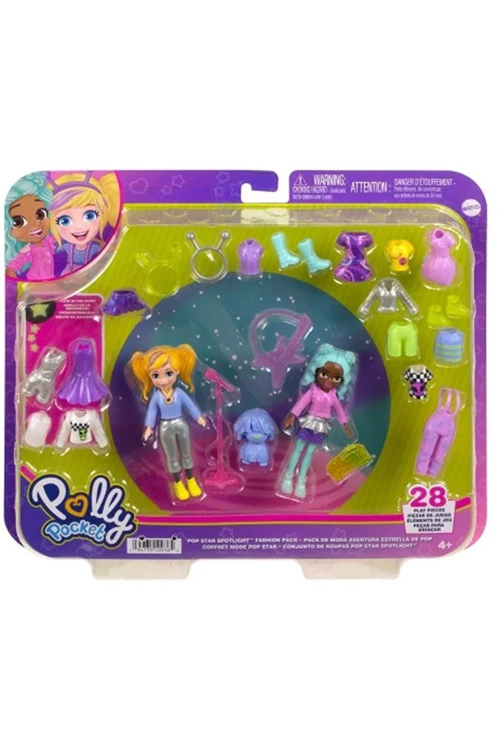 Polly Pocket Moda Aksesuarları Pop Yıldızı HKV97