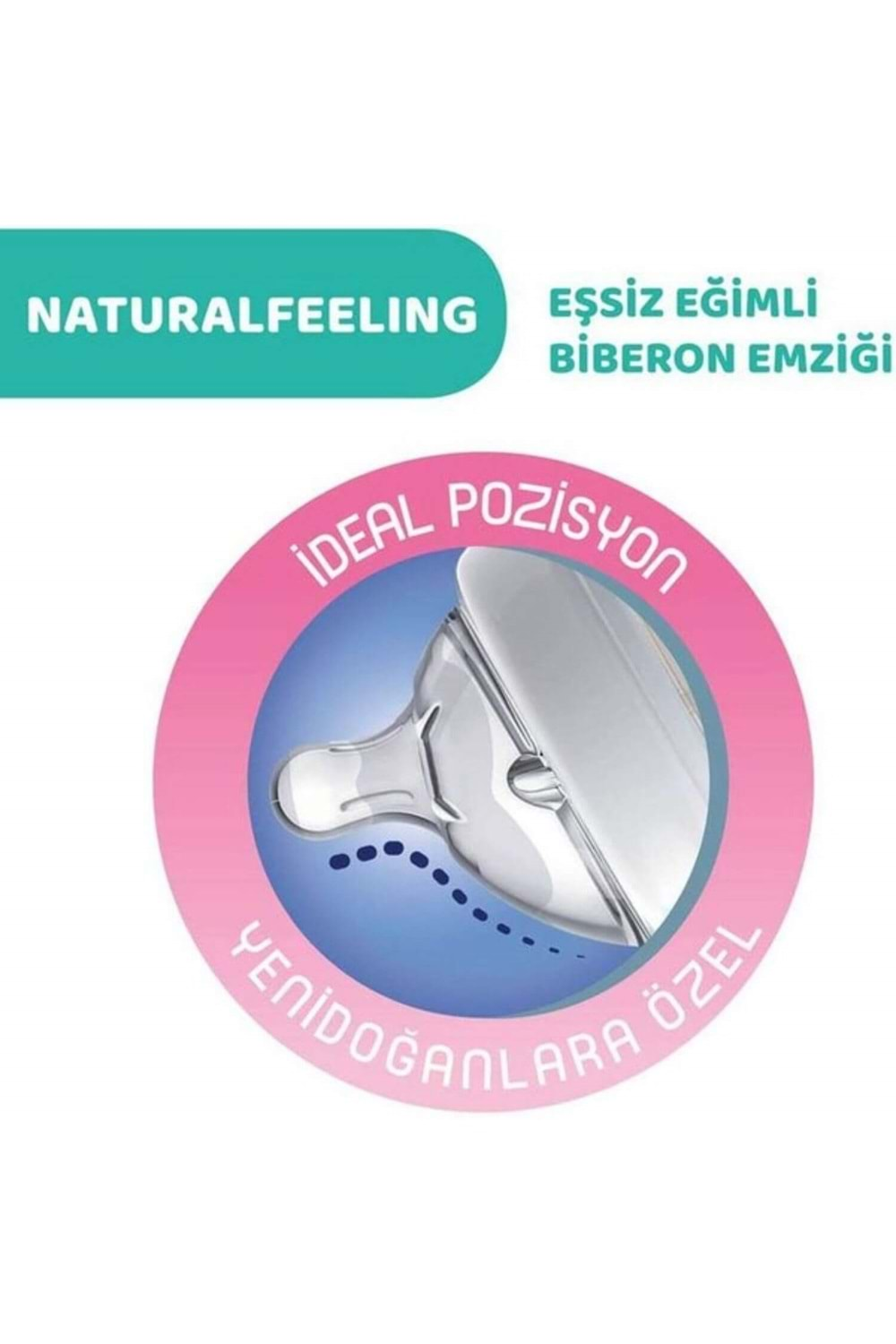 Chicco Natural Feeling Silikon Emzikli Pp Biberon Desenli 330 Ml