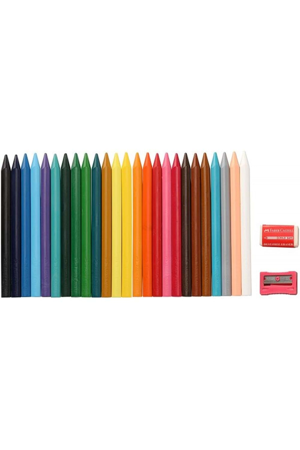 Faber Castell Silinebilir Wax Crayon Pastel Boya 25 li