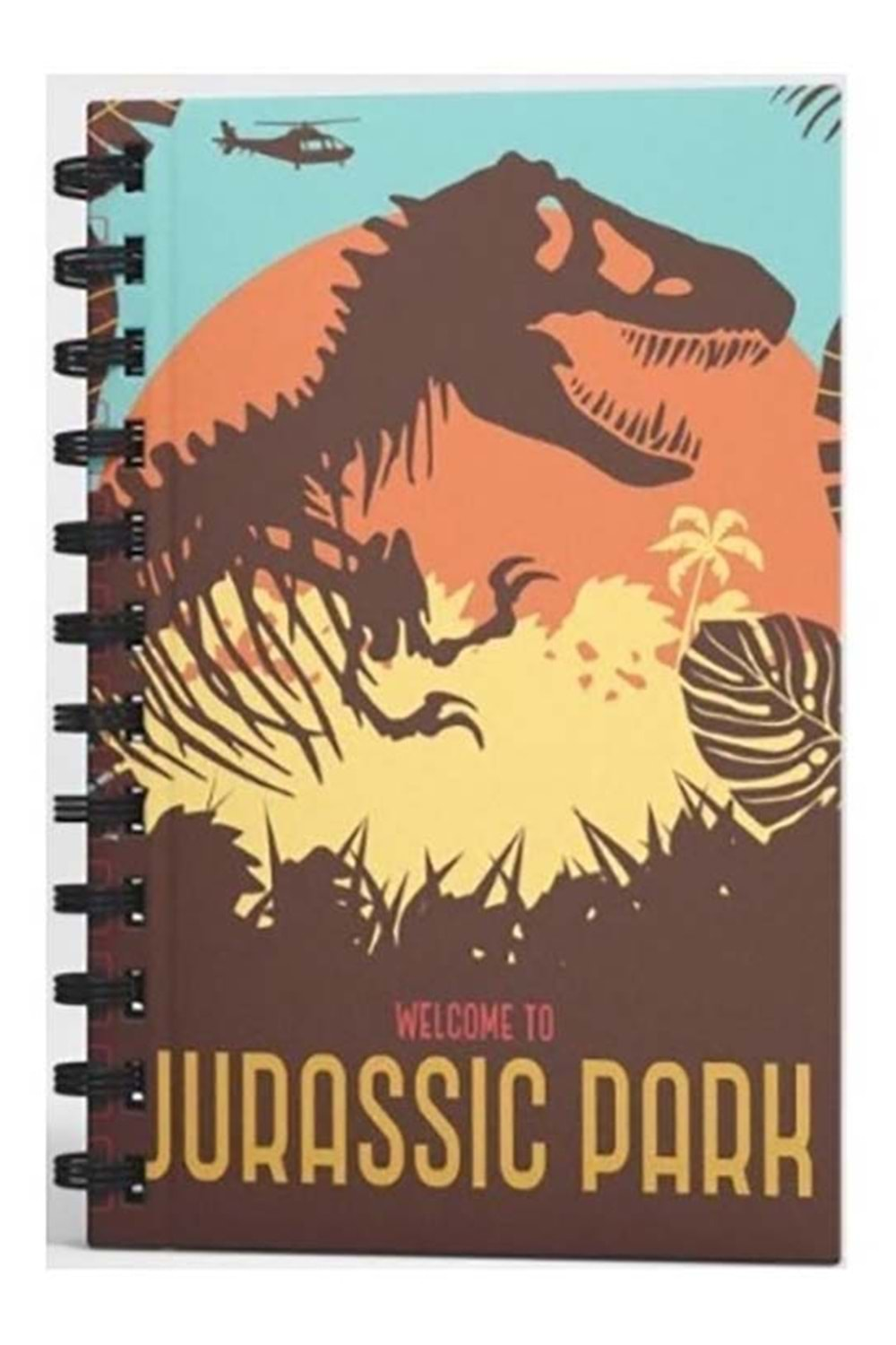 Jurassic Park Spiralli Sert Kapak Defter Çizgili