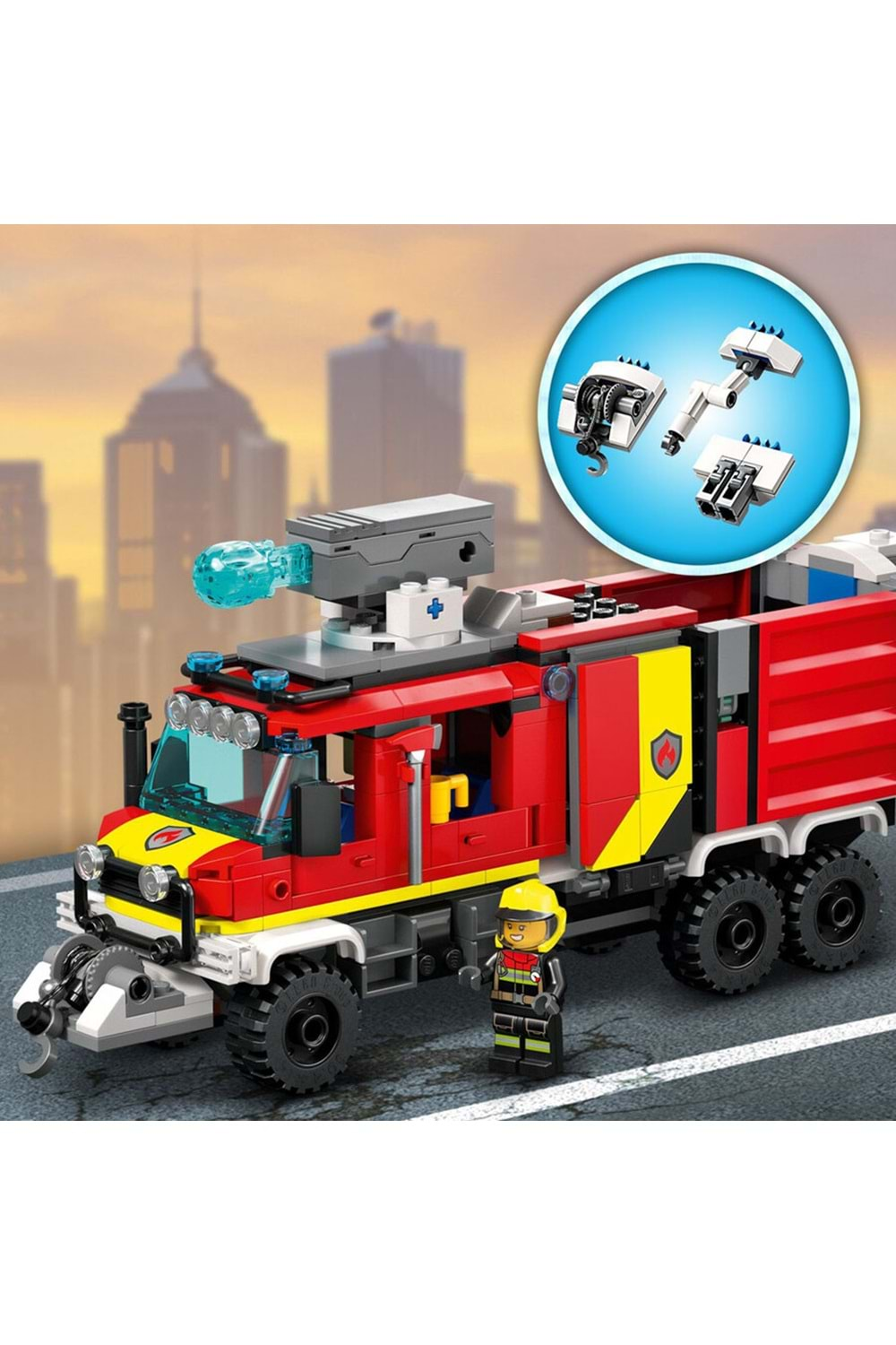 Lego City İtfaiye Komuta Kamyonu 60374