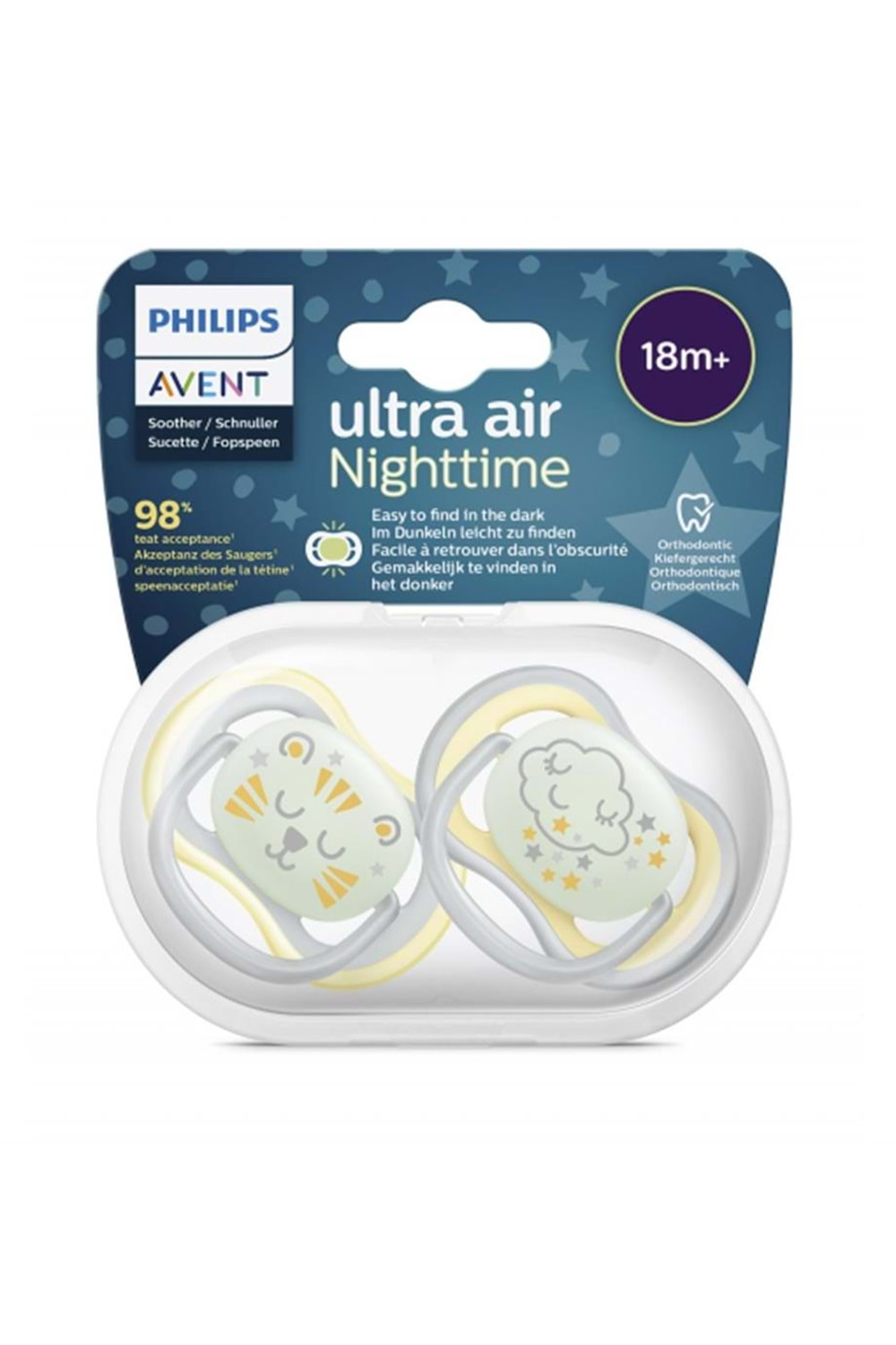 Avent Ultra Air Night Emzik 18 Ay+ SCF376/01