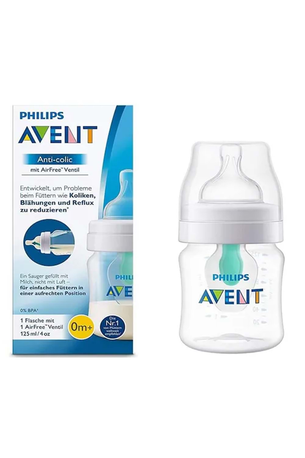 Avent Anti Colic Biberon 125 ml 0 Ay+ SCF810/14
