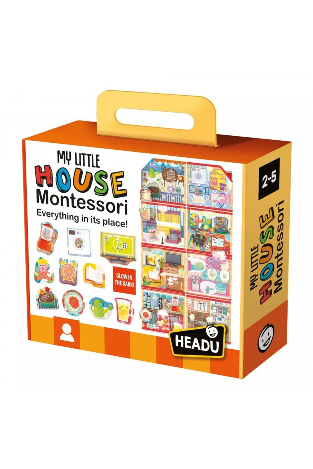 Headu Montessori Benim Küçük Evim Puzzle 2-5 Yaş IT20836