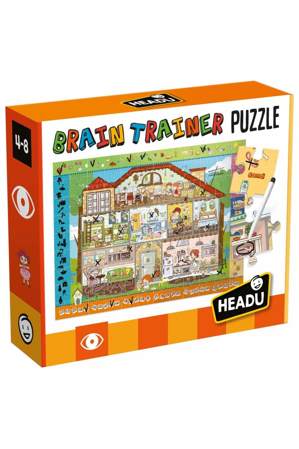 Headu Bilişsel Gelişim Puzzle 4-8 Yaş IT21154