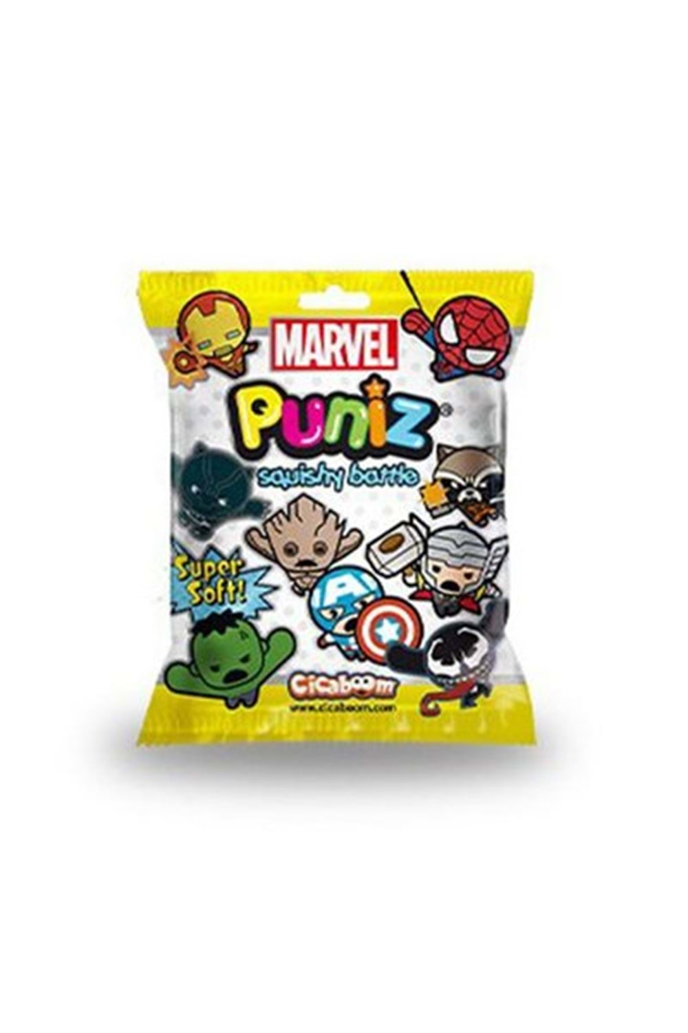 Cicaboom Marvel Sürpriz Puniz Squishy Figür