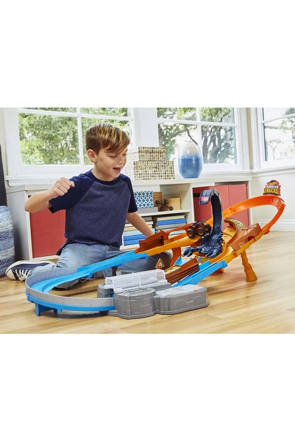 Hot Wheels Monster Trucks Akrep Isırığı Yarış Pisti GTL33