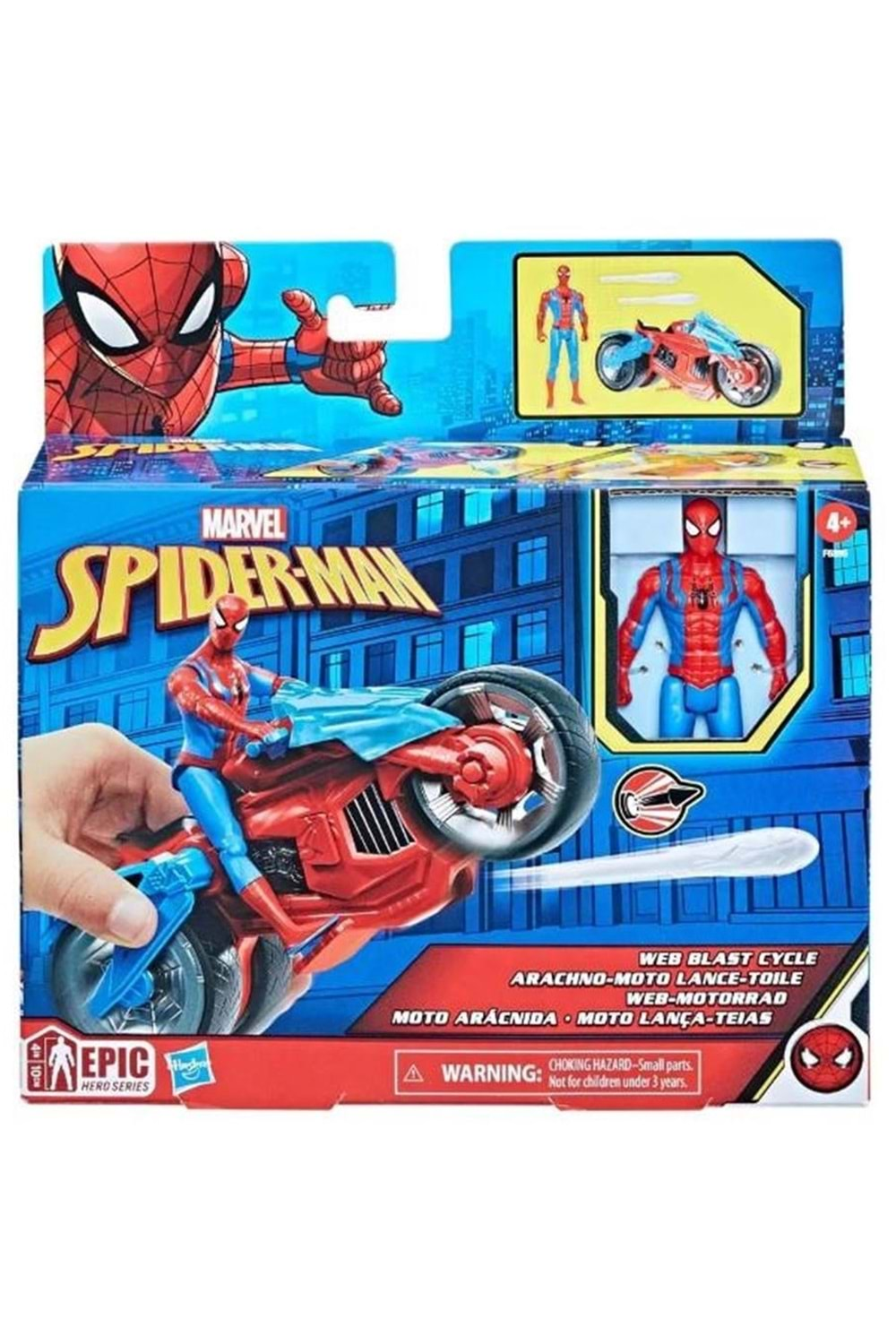 Spider Man Figür Ve Araç F6899