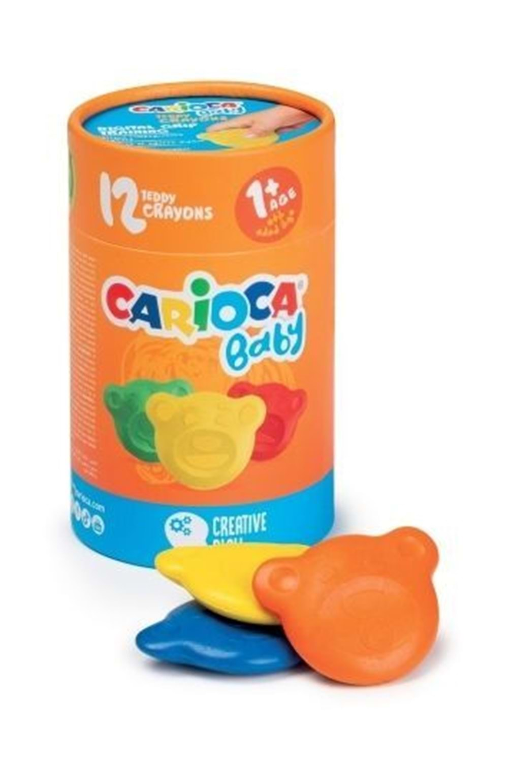 Carioca Baby Teddy Crayons 12 li +1 Yaş 43957