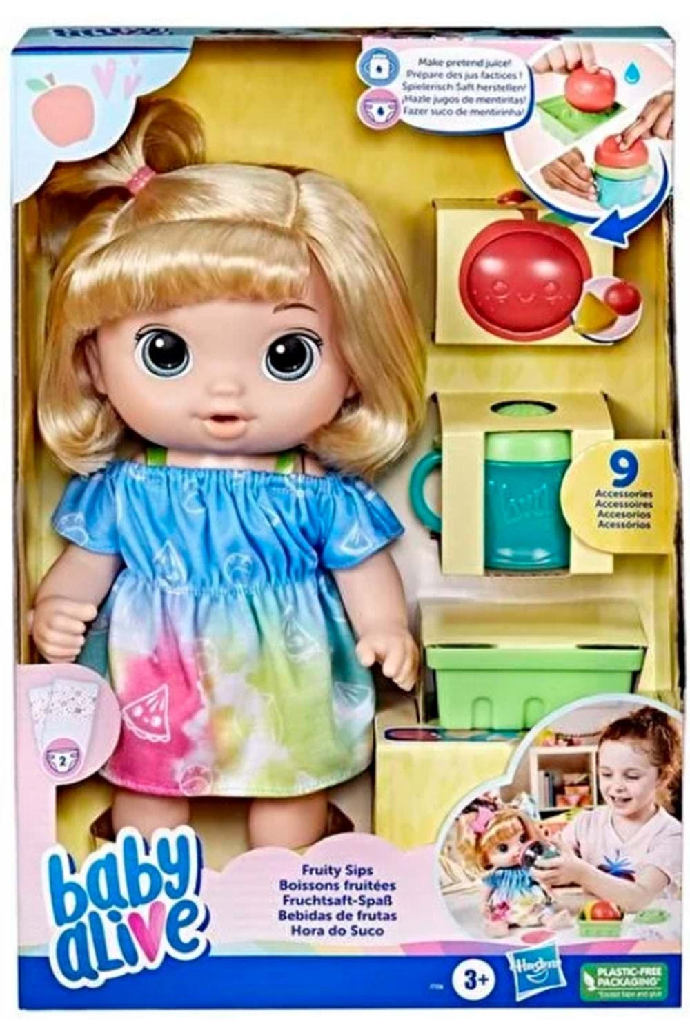 Baby Alive Bebeğimle Eğlenceli Meyveli Yudumlar F7356