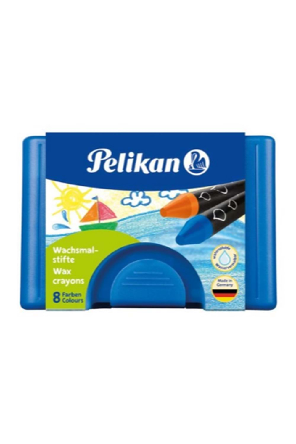 Pelikan Suyla Çözünen Mum Boya 8 li 722959