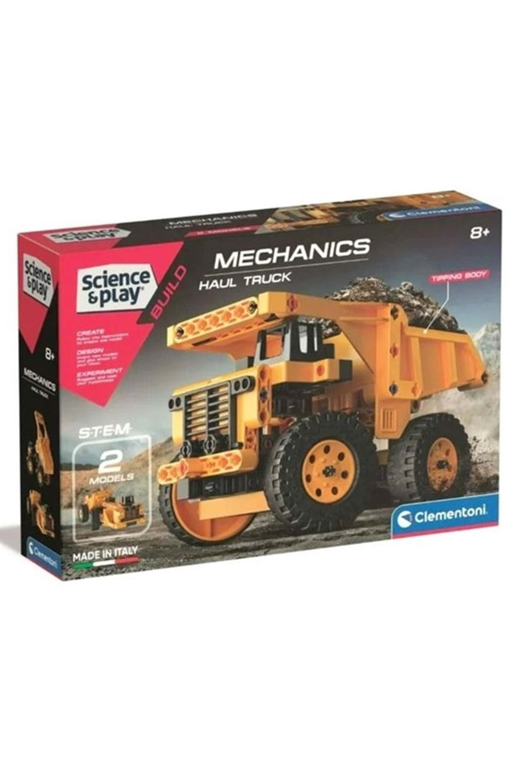 Clementoni Mekanik Laboratuvarı Haul Truck Hafriyat Kamyonu 75081