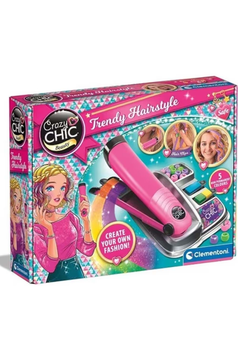 Clementoni Crazy Chic Moda Saçlar 18750