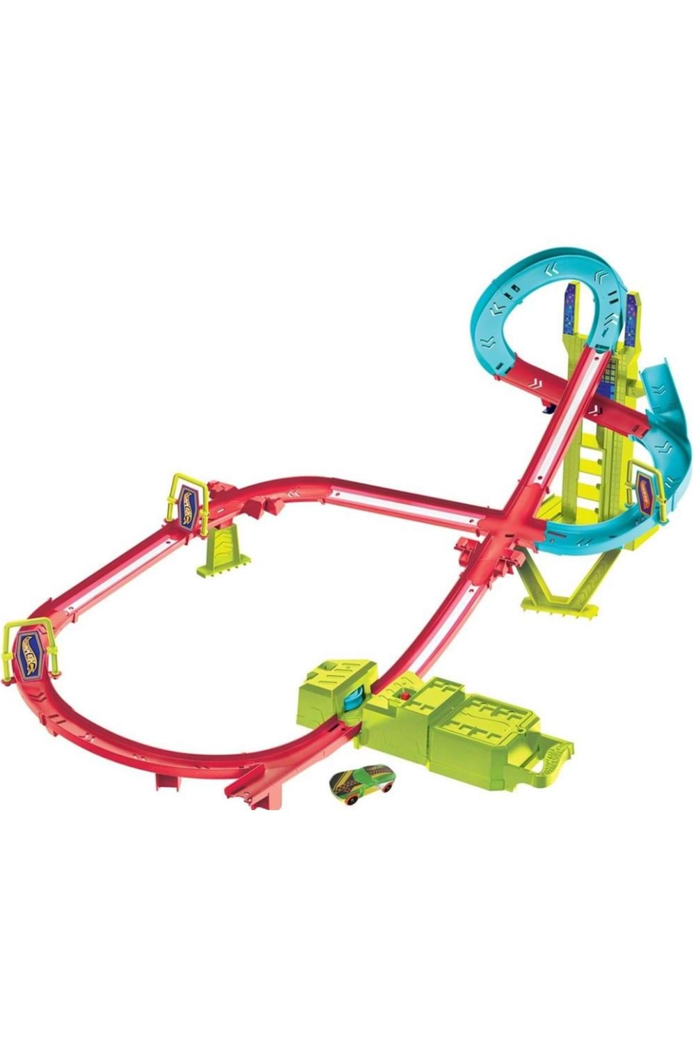 Hot Wheels Neon Yarışlar Çoklu Yarış Heyecanı Pist Seti HPC07